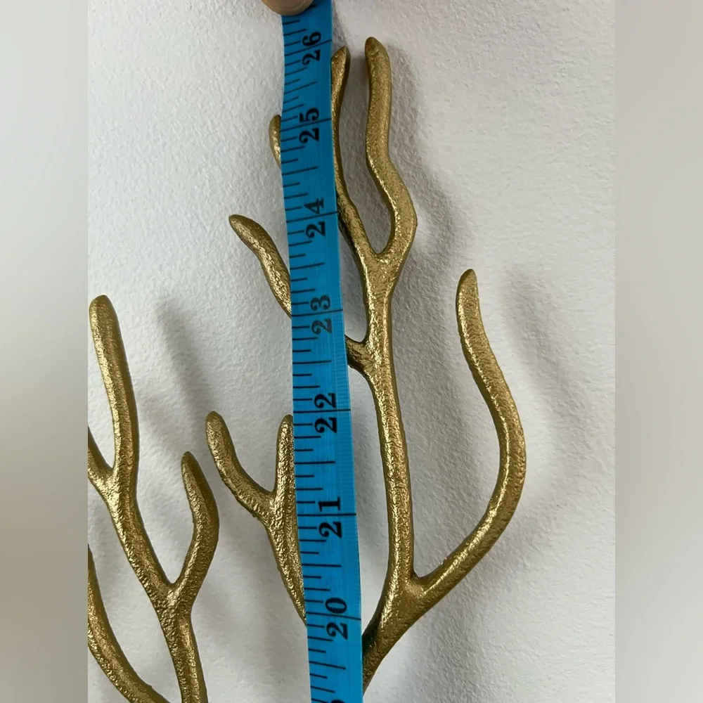 Pottery Barn Handcrafted Brass Merry Grazing Reindeer Herd - Set of 2 Deer 🦌
